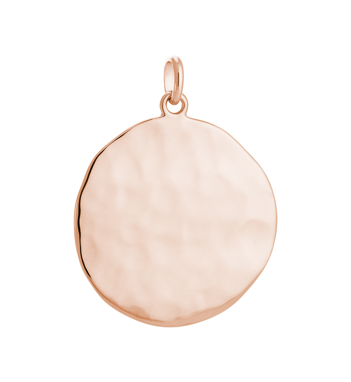 KIRSTIN ASH ROSE GOLD LARGE CIRCLE CHARM
