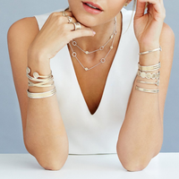 ANNA BECK CLASSIC CROSS CUFF