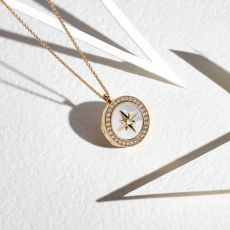 ASTLEY CLARKE LARGE POLARIS LOCKET NECKLACE