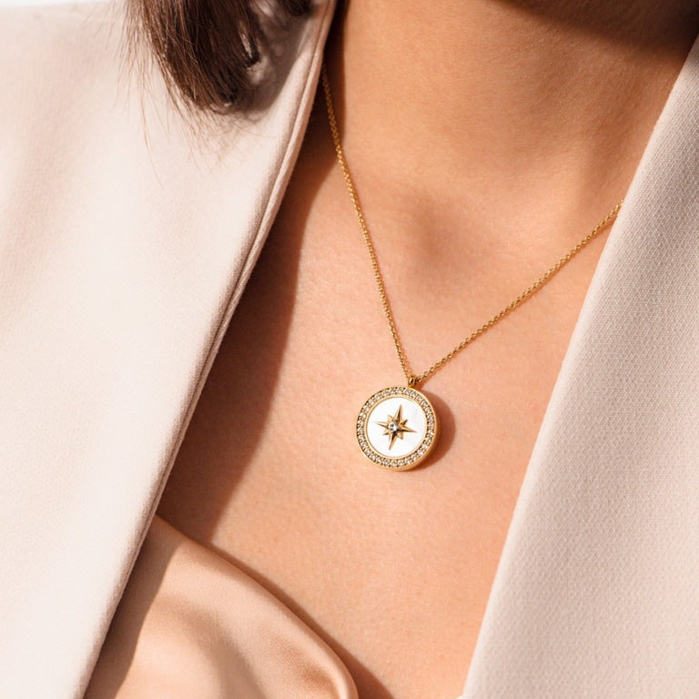 ASTLEY CLARKE LARGE POLARIS LOCKET NECKLACE