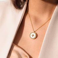 ASTLEY CLARKE LARGE POLARIS LOCKET NECKLACE