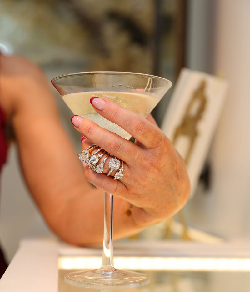 Sip & Shop Engagement Rings