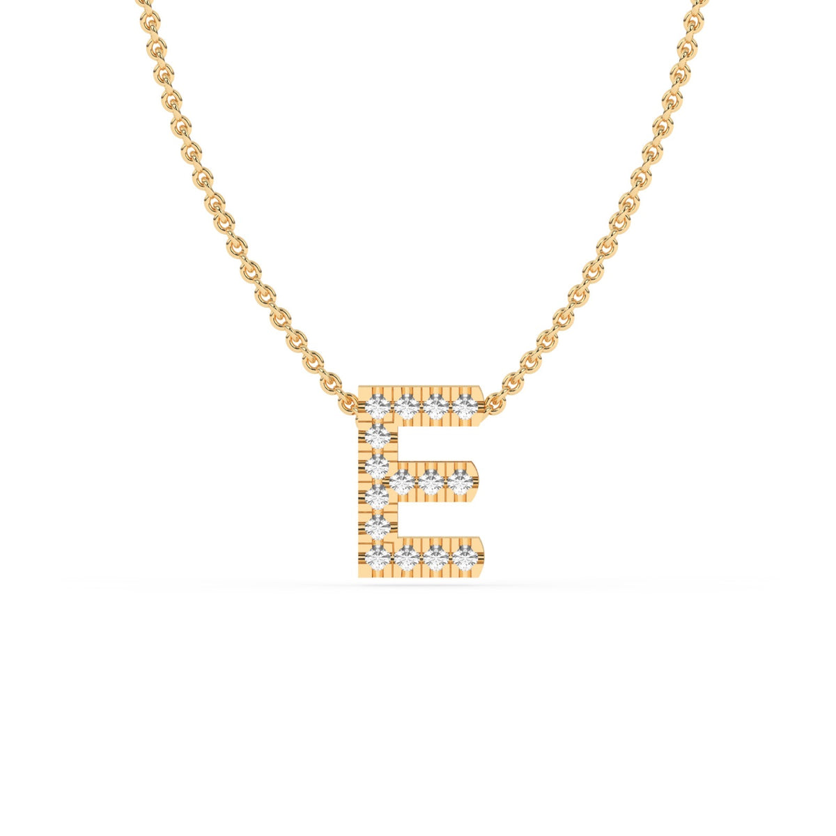 LAST NIGHT I DREAMT DIAMOND INITIAL PENDANT NECKLACE