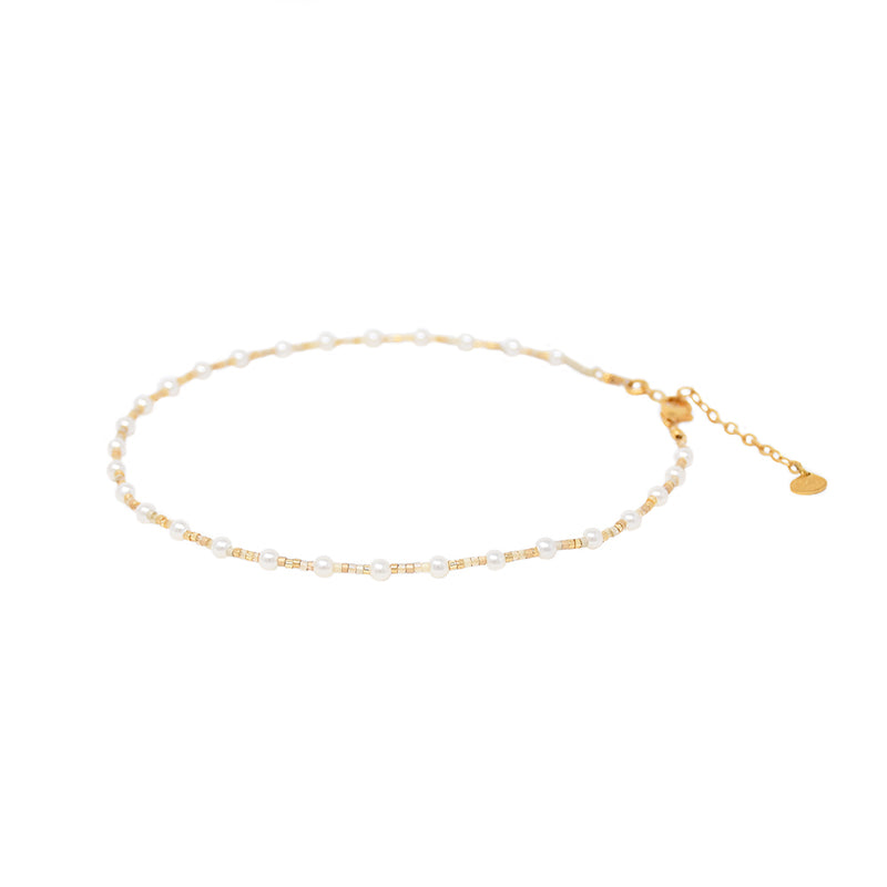 MISHKY PEARLY CHOKER NECKLACE