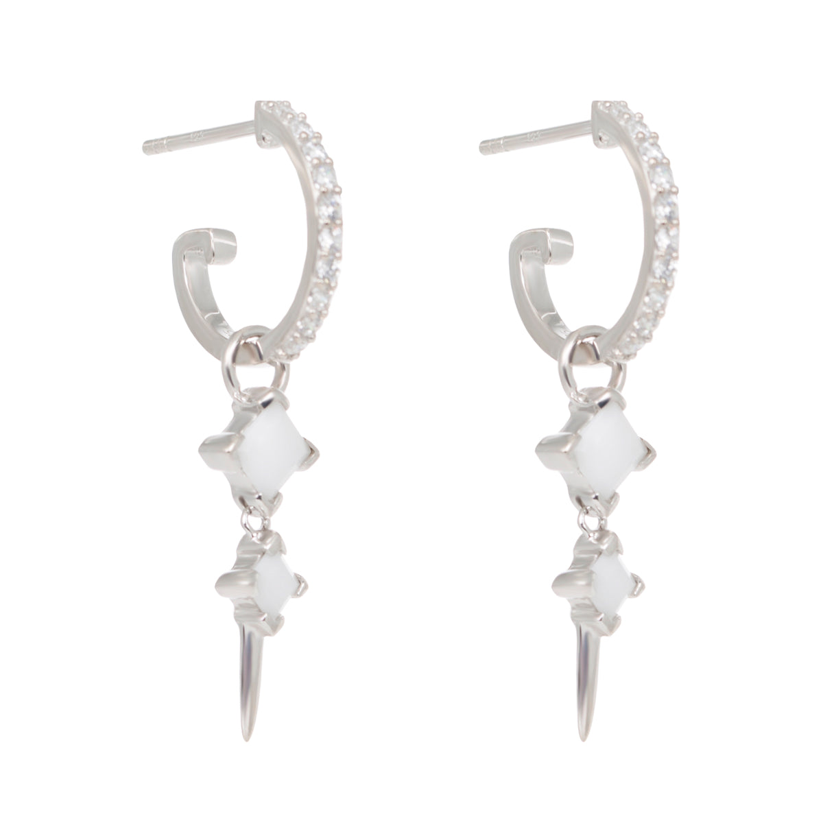 LAURA VANN BONNIE HOOP EARRINGS