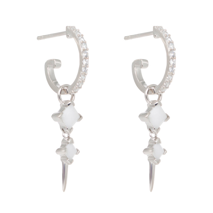 LAURA VANN BONNIE HOOP EARRINGS