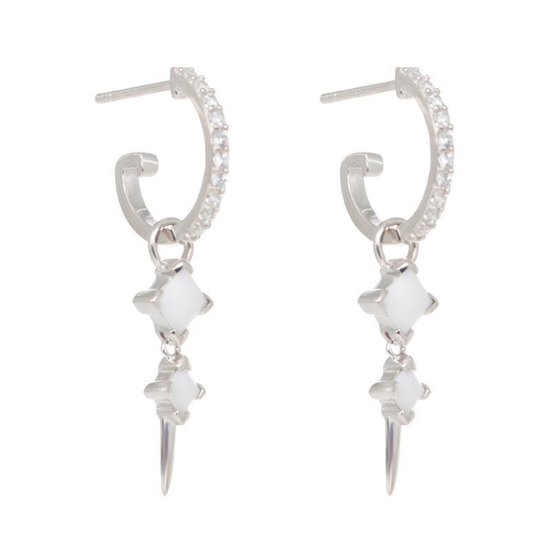 LAURA VANN BONNIE HOOP EARRINGS