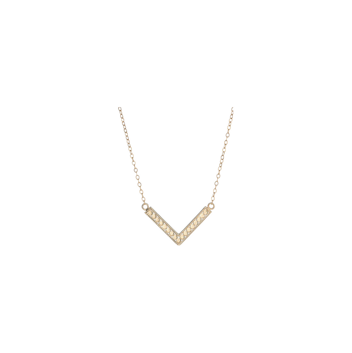 ANNA BECK SMALL V NECKLACE
