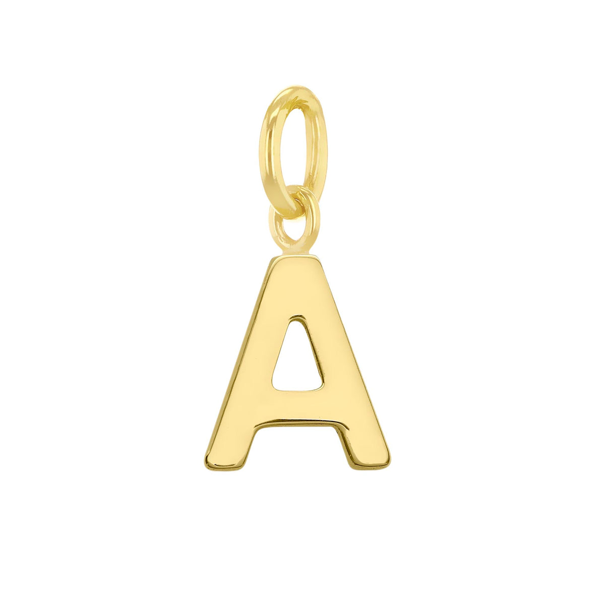 GOLD INITIAL WELDING CHARM