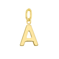 GOLD INITIAL WELDING CHARM