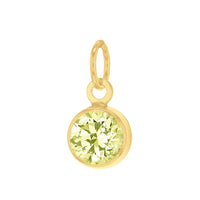 GOLD BIRTH STONE WELDING CHARM