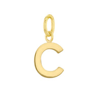 GOLD INITIAL WELDING CHARM