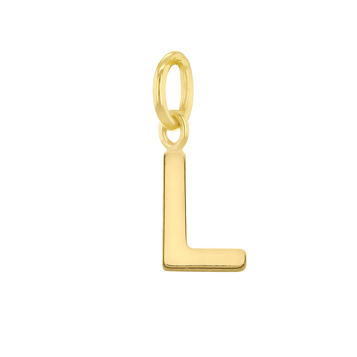 GOLD INITIAL WELDING CHARM