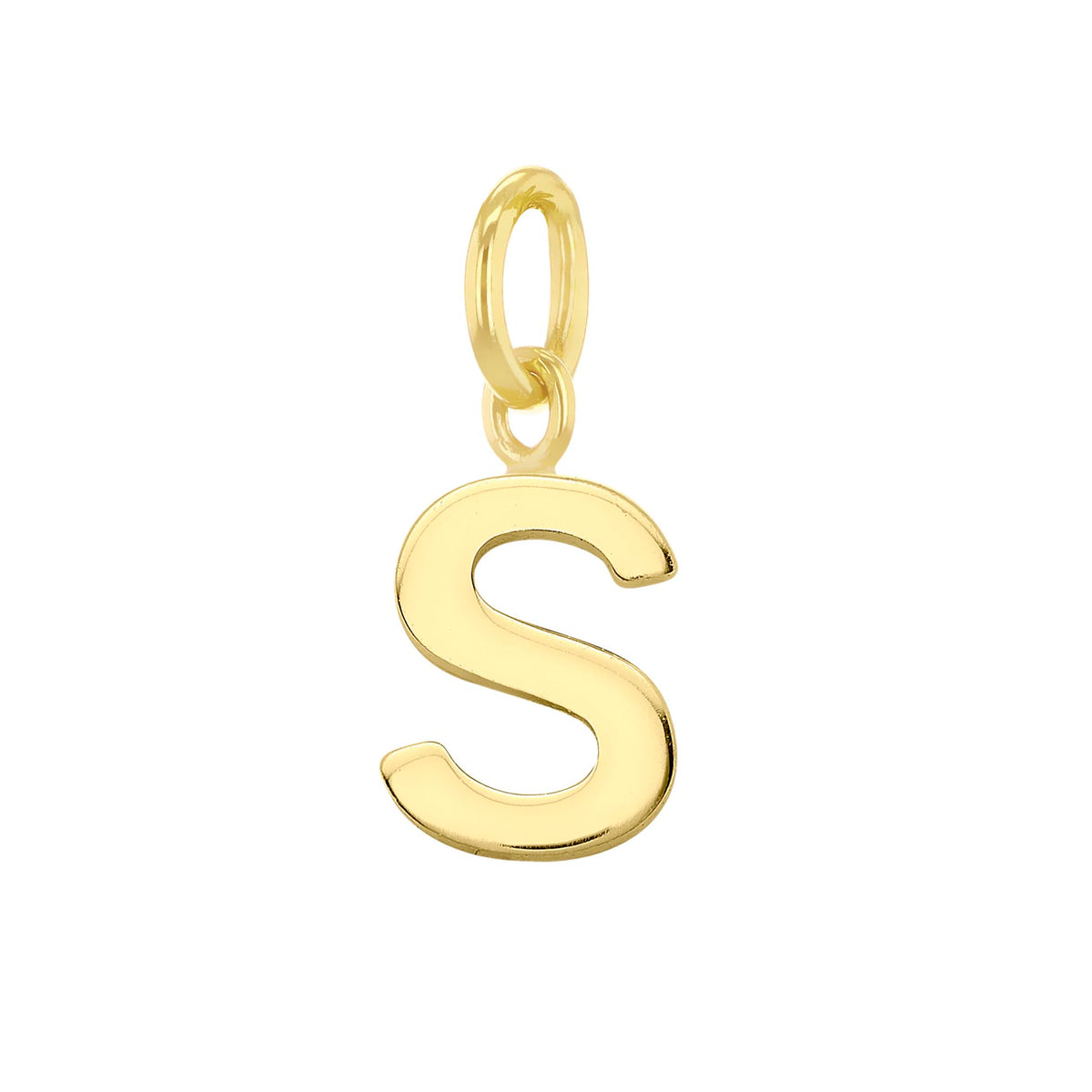 GOLD INITIAL WELDING CHARM