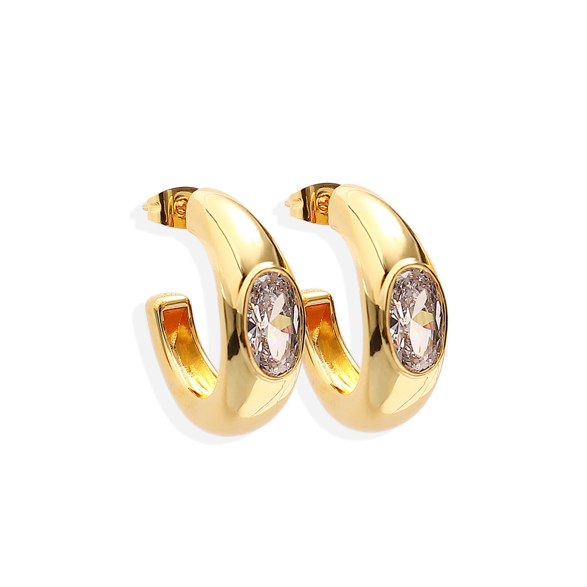 BY ALONA BELLE HOOP EARRINGS