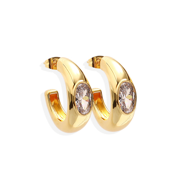 BY ALONA BELLE HOOP EARRINGS