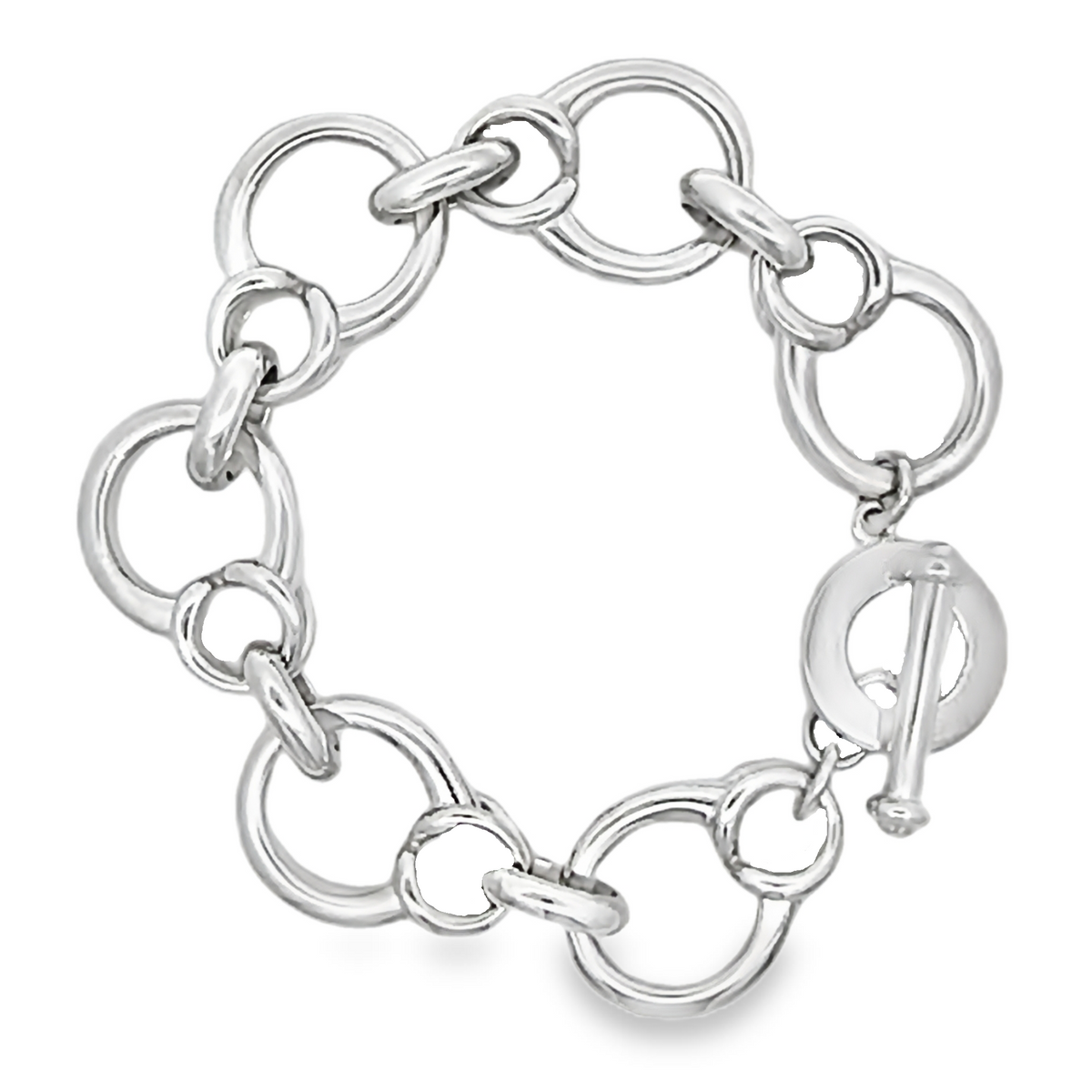 LAST NIGHT I DREAMT REBECCA SOLID SILVER BRACELET