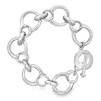 LAST NIGHT I DREAMT REBECCA SOLID SILVER BRACELET