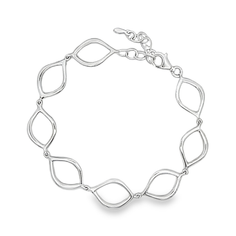 LAST NIGHT I DREAMT RACHEL SOLID SILVER BRACELET