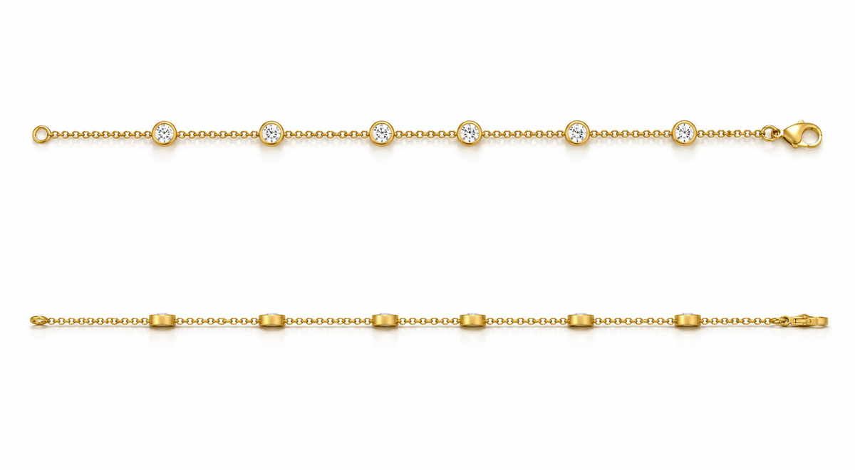 LAST NIGHT I DREAMT DIAMONDS BY THE YARD BRACELET