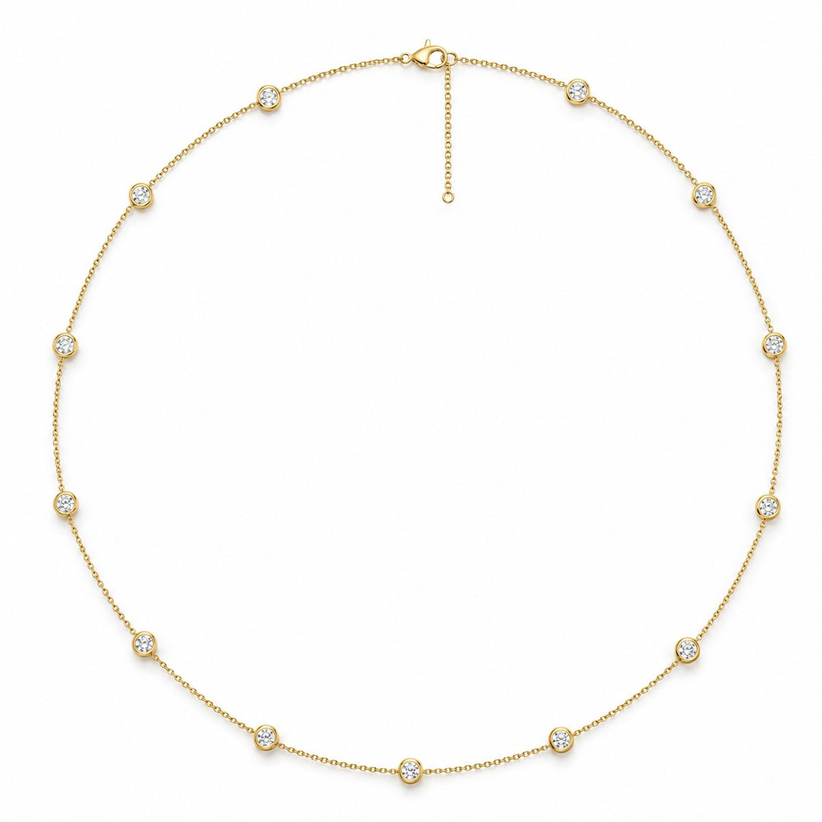 LAST NIGHT I DREAMT DIAMONDS BY THE YARD NECKLACE