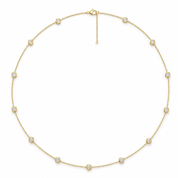 LAST NIGHT I DREAMT DIAMONDS BY THE YARD NECKLACE