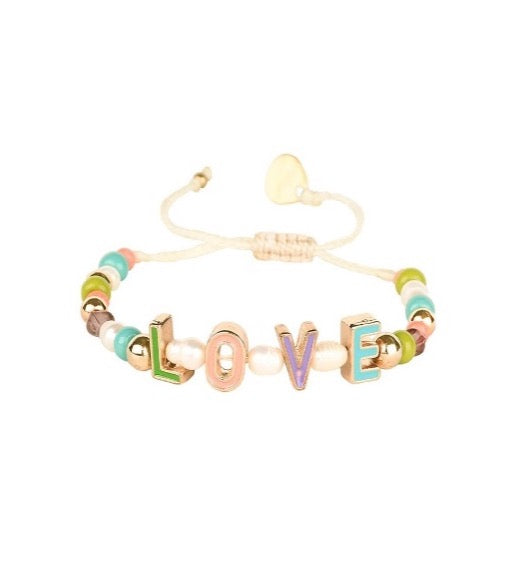 MISHKY COLOURED LOVE BRACELET