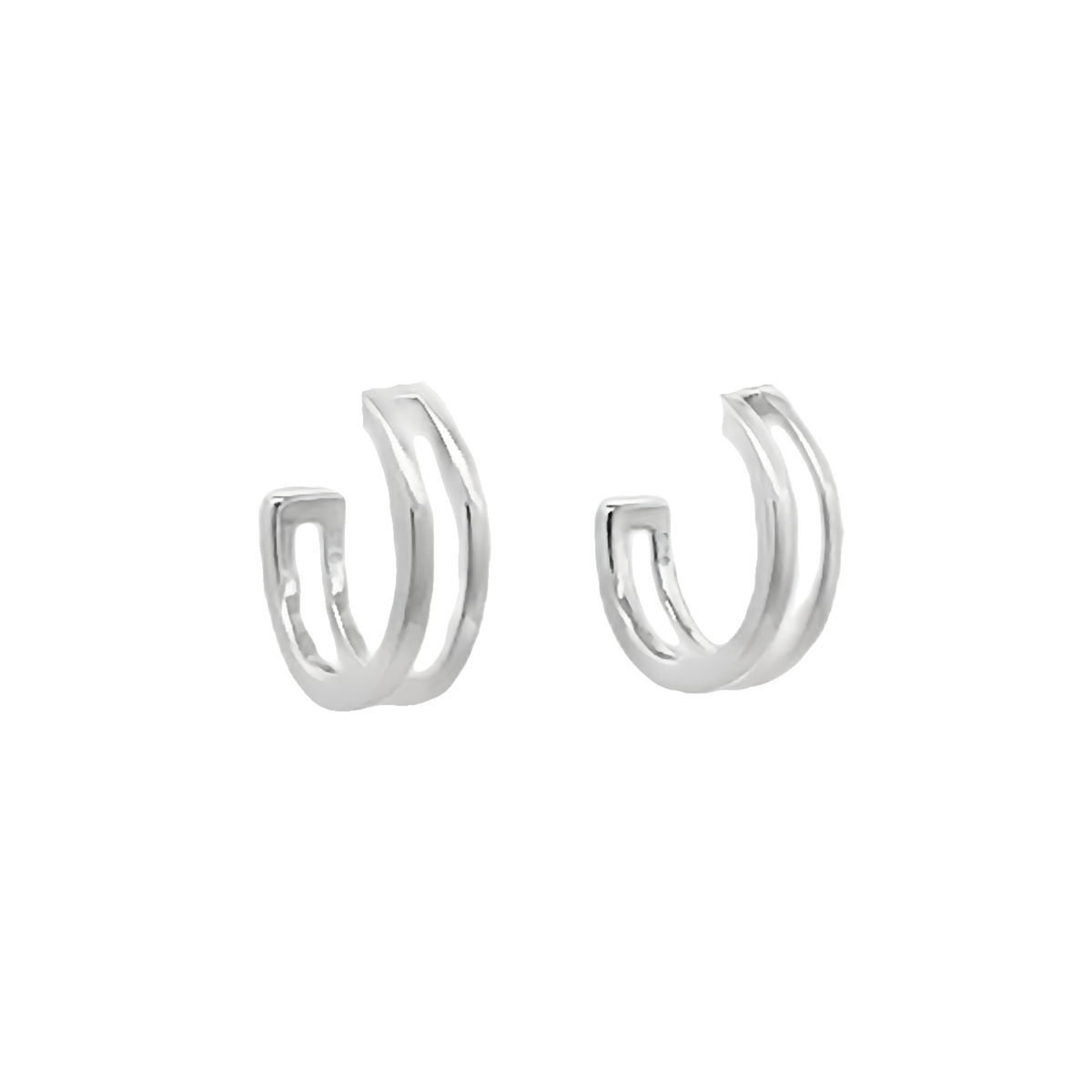 LAST NIGHT I DREAMT ENYA SOLID SILVER HOOPS