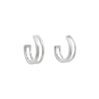 LAST NIGHT I DREAMT ENYA SOLID SILVER HOOPS