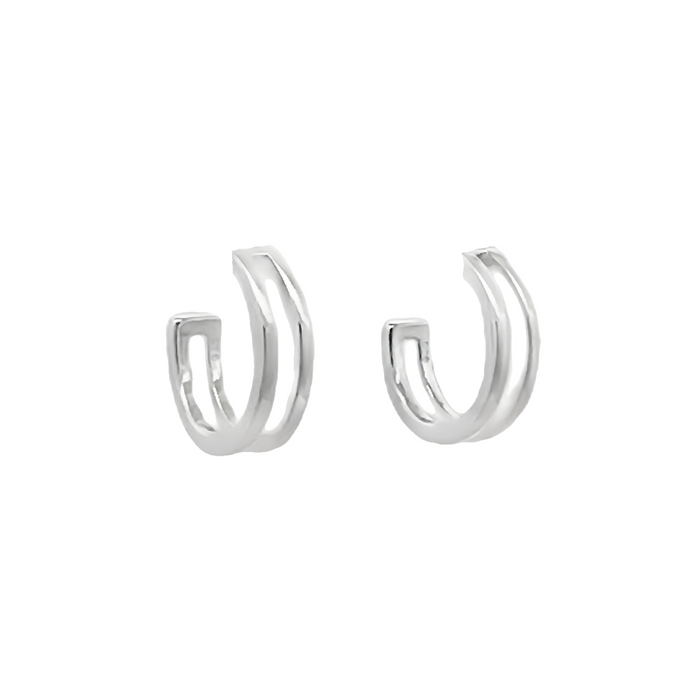 LAST NIGHT I DREAMT ENYA SOLID SILVER HOOPS