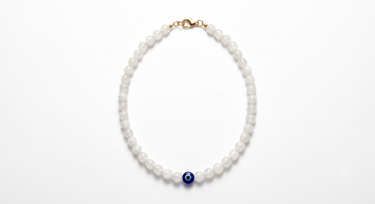 PEACHY & WILD EVIL EYE NECKLACE