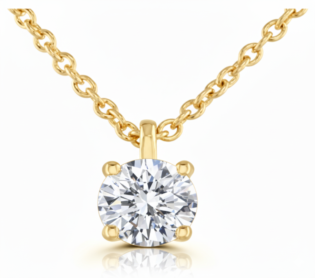 LAST NIGHT I DREAMT DAZZLE COLLECTION YELLOW GOLD AND DIAMOND NECKLACE