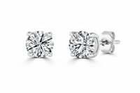 LAST NIGHT I DREAMT DAZZLE COLLECTION WHITE GOLD AND DIAMOND STUDS
