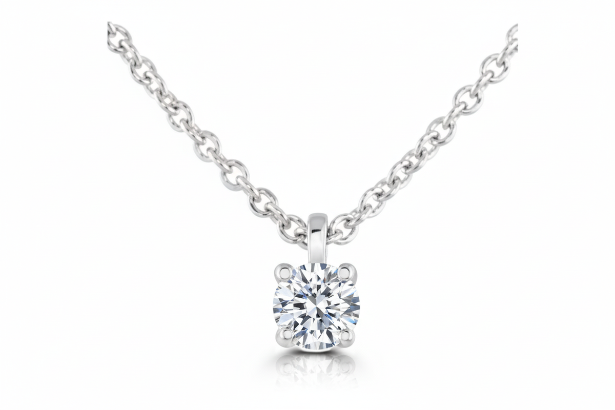 LAST NIGHT I DREAMT DAZZLE COLLECTION WHITE GOLD AND DIAMOND NECKLACE