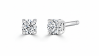 LAST NIGHT I DREAMT DAZZLE COLLECTION WHITE GOLD AND DIAMOND STUDS