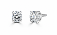 LAST NIGHT I DREAMT DAZZLE COLLECTION WHITE GOLD AND DIAMOND STUDS