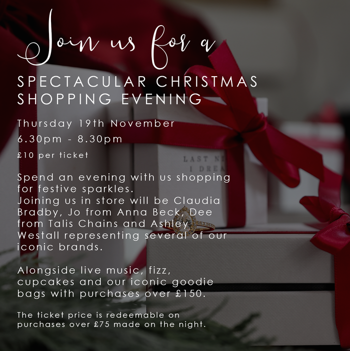 LAST NIGHT I DREAMT CHRISTMAS SHOPPING EVENING