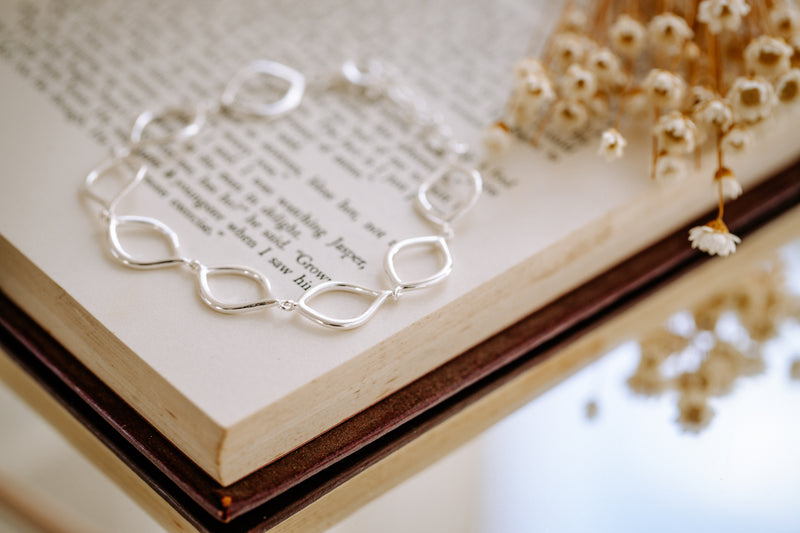 LAST NIGHT I DREAMT RACHEL SOLID SILVER BRACELET