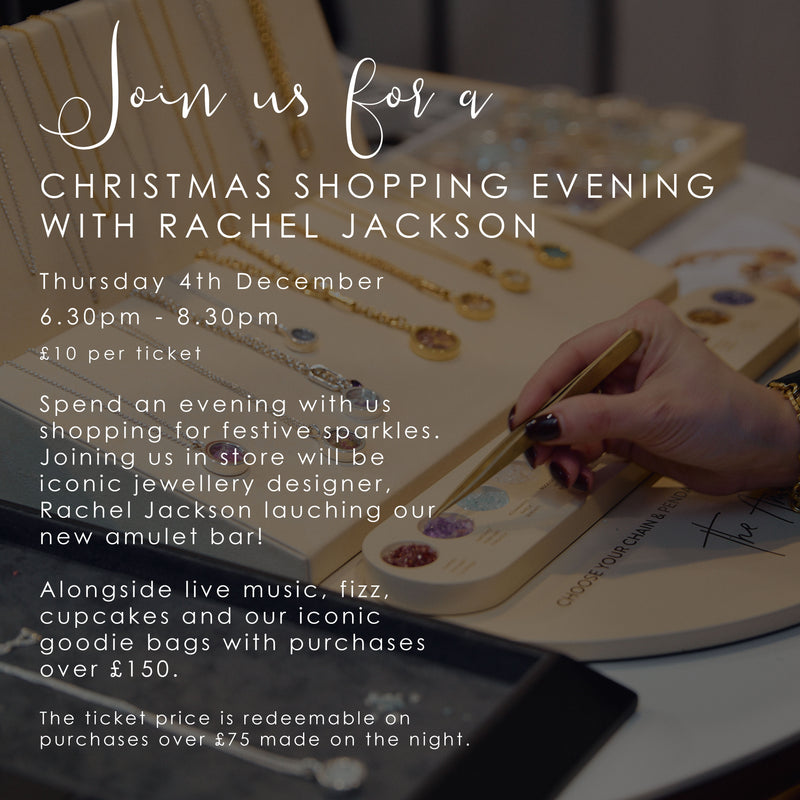 CHRISTMAS SHOPPING EVENING WITH RACHEL JACKSON