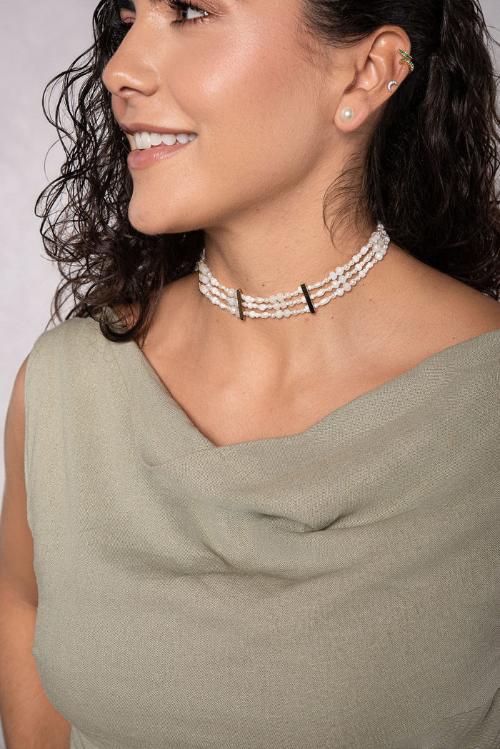 MISHKY TRIVYA CHOKER NECKLACE