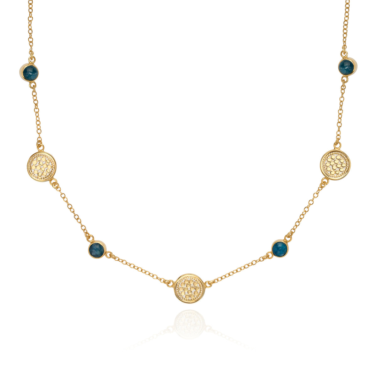 ANNA BECK APATITE STATION NECKLACE