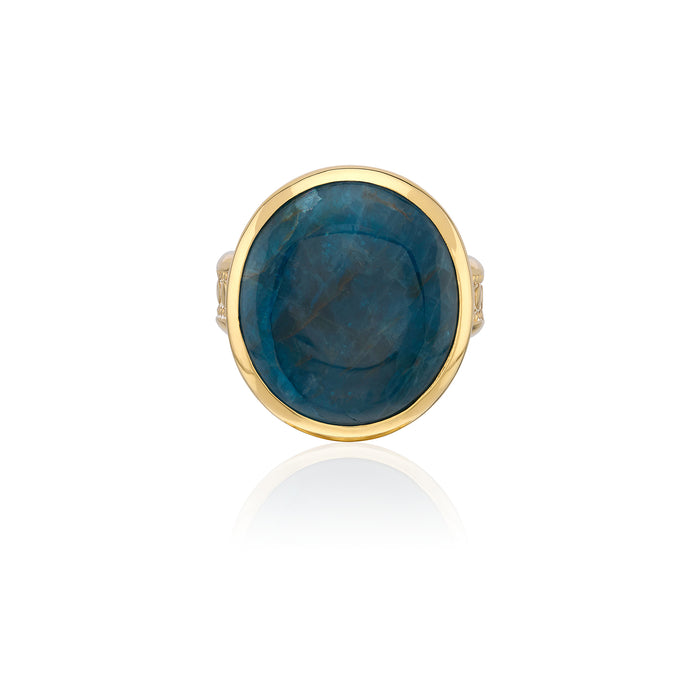 ANNA BECK APATITE COCKTAIL RING