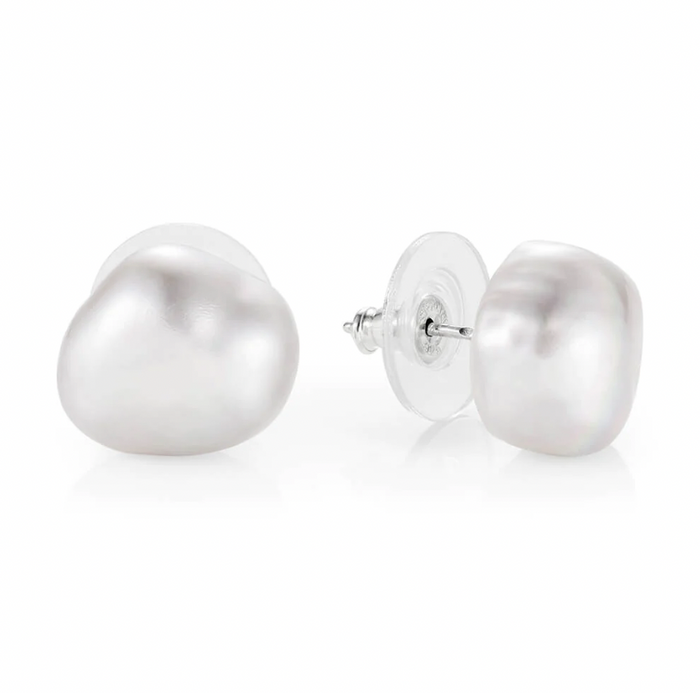 CLAUDIA BRADBY COUTURE PEARL STUD EARRING