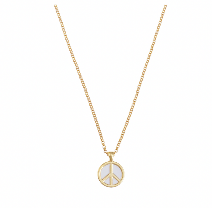 TALIS CHAINS PEACE PENDANT NECKLACE