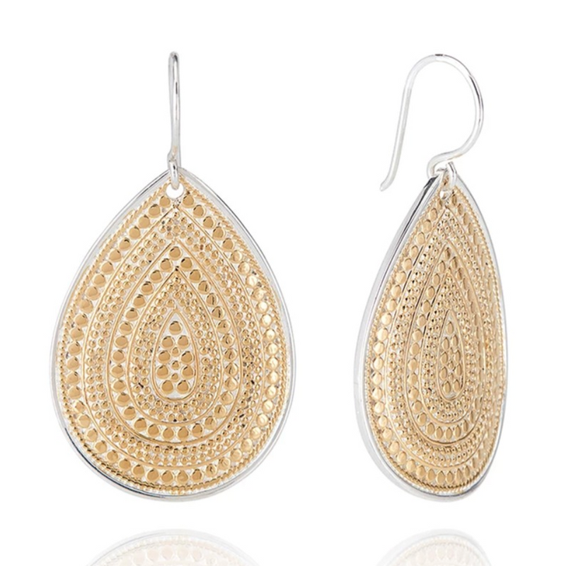 ANNA BECK LARGE DOTTED TEARDROP EARRINGS