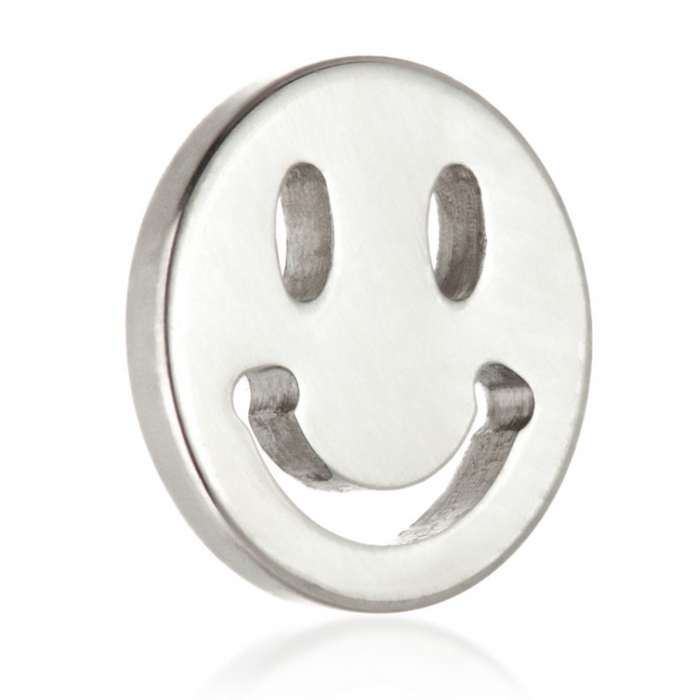 WBJ - Smile Emoji - Titanium