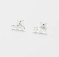 ESTELLA BARTLETT TRIO STAR STUD EARRINGS