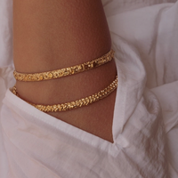 DAINTY LONDON CHUNKY GRAIN BANGLE