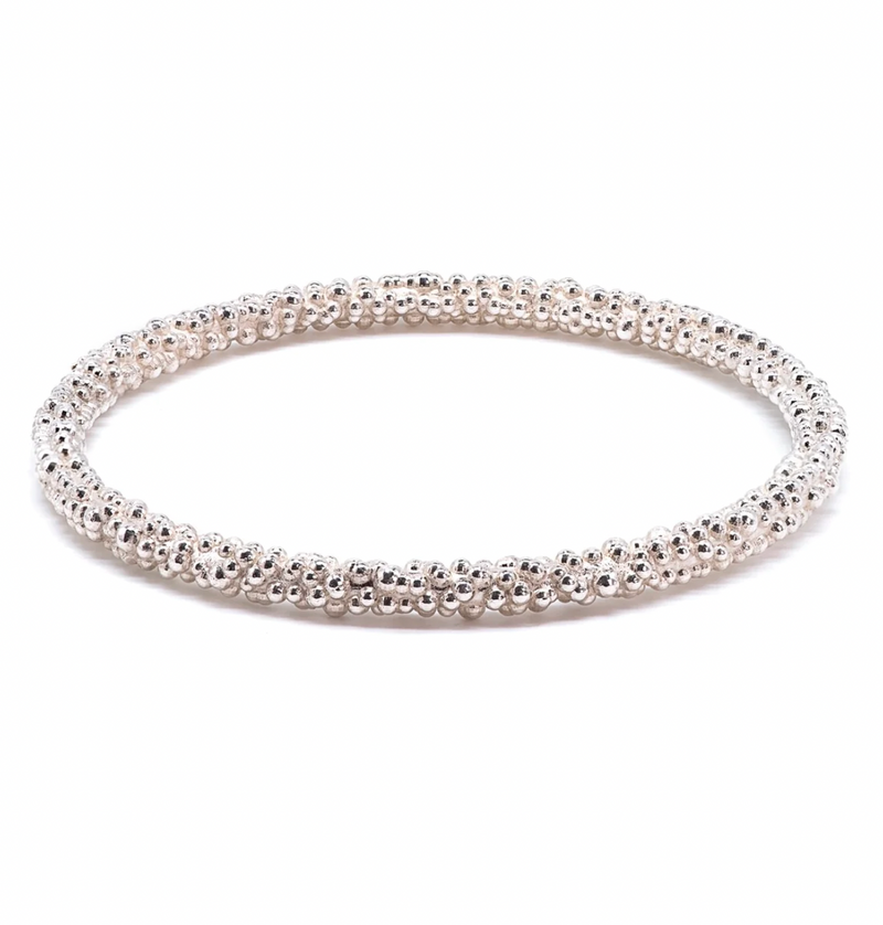 DAINTY LONDON CHUNKY GRAIN BANGLE