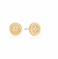 ANNA BECK SMOOTH RIM STUD EARRINGS